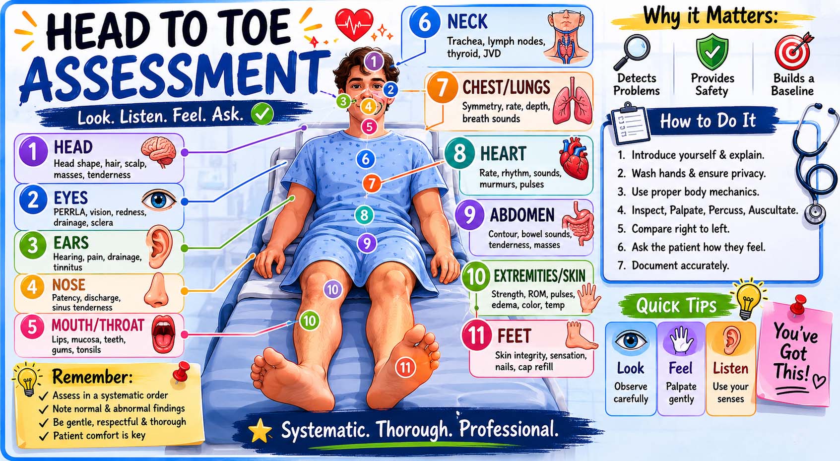 head to toe assessment