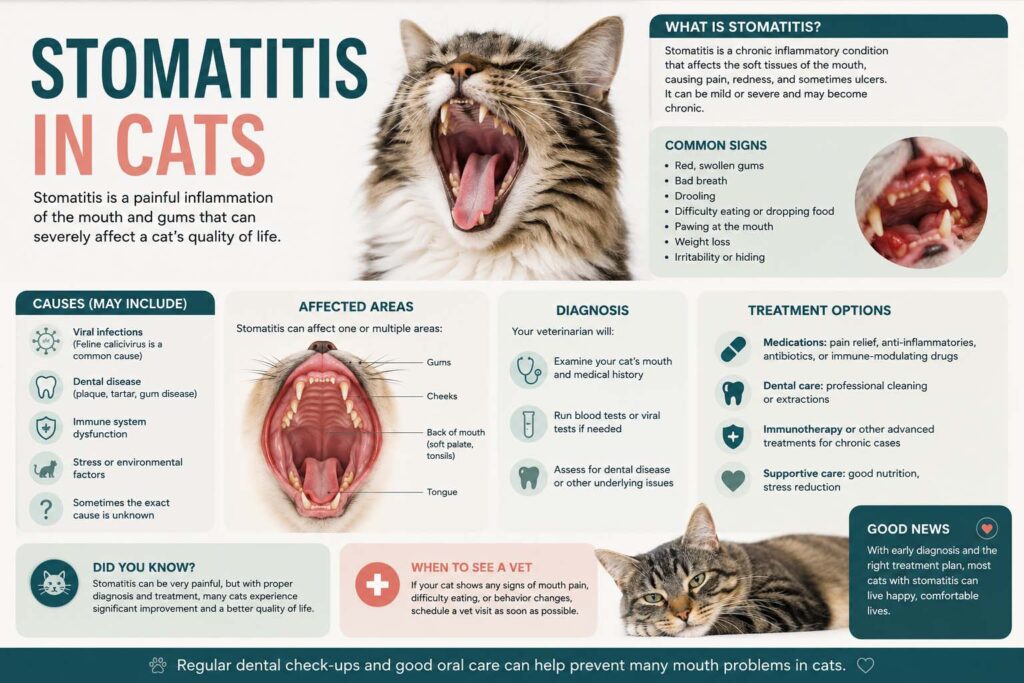 stomatitis in cats