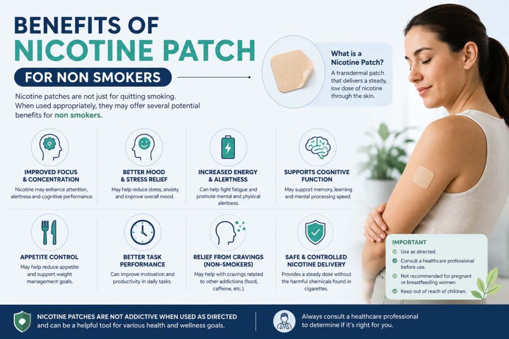 benefits of nicotine patch for non smokers
