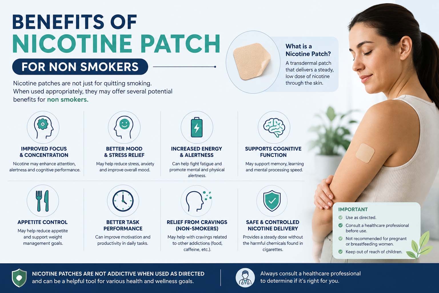 benefits of nicotine patch for non smokers