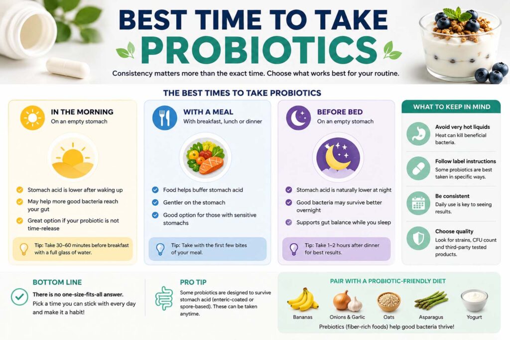 best time to take probiotics