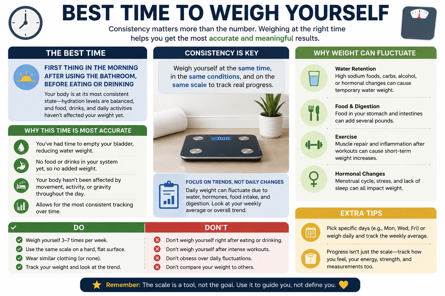 best time to weigh yourself