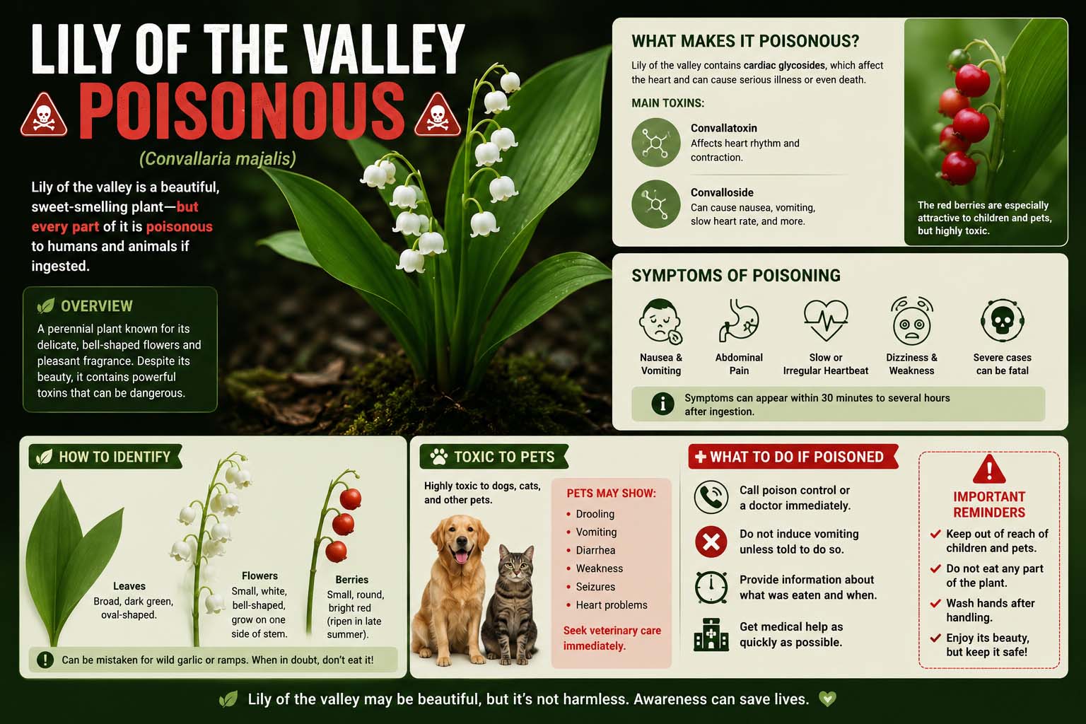 lily of the valley poisonous