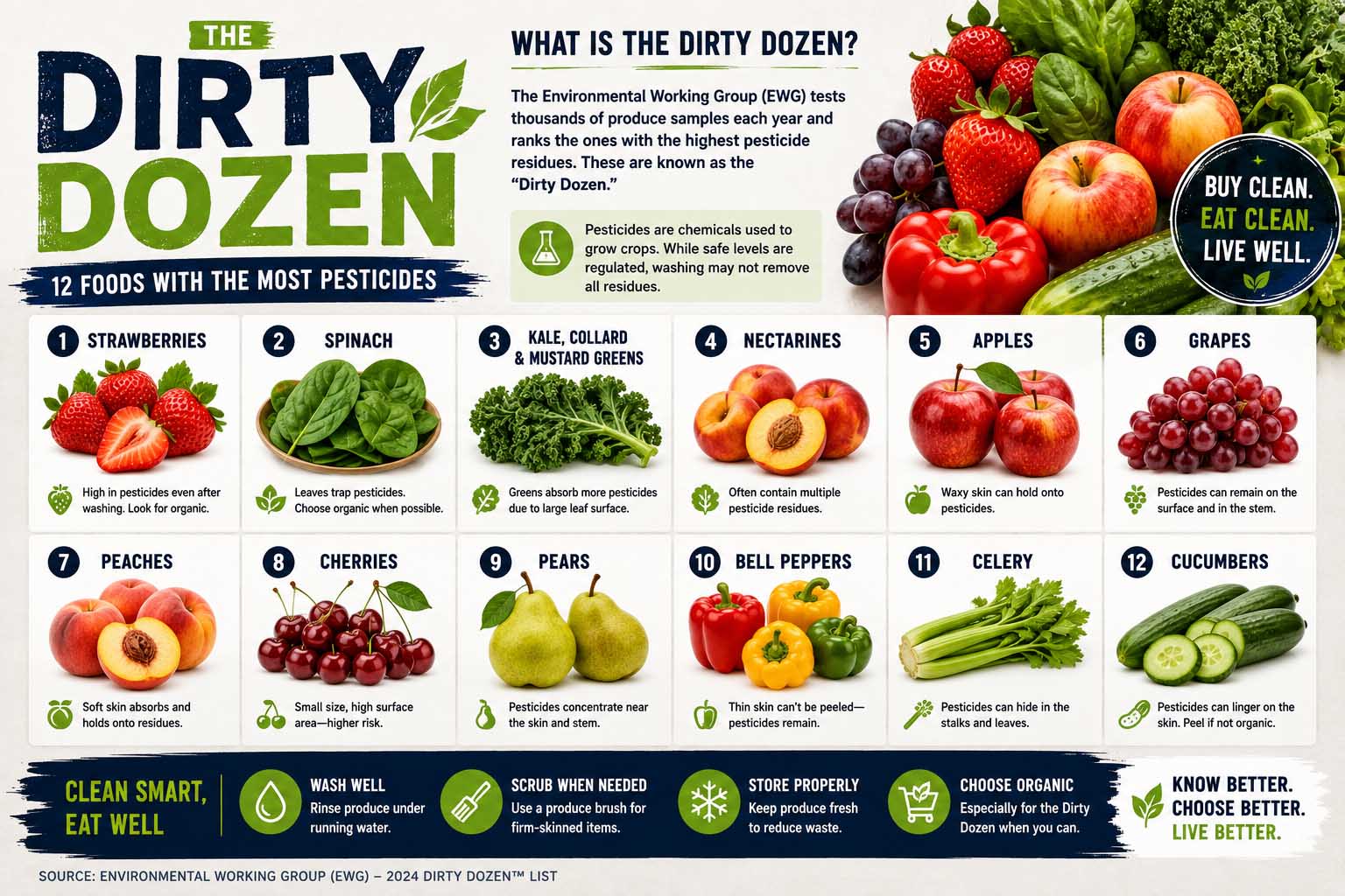 dirty dozen foods