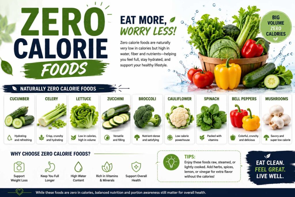 zero calorie foods