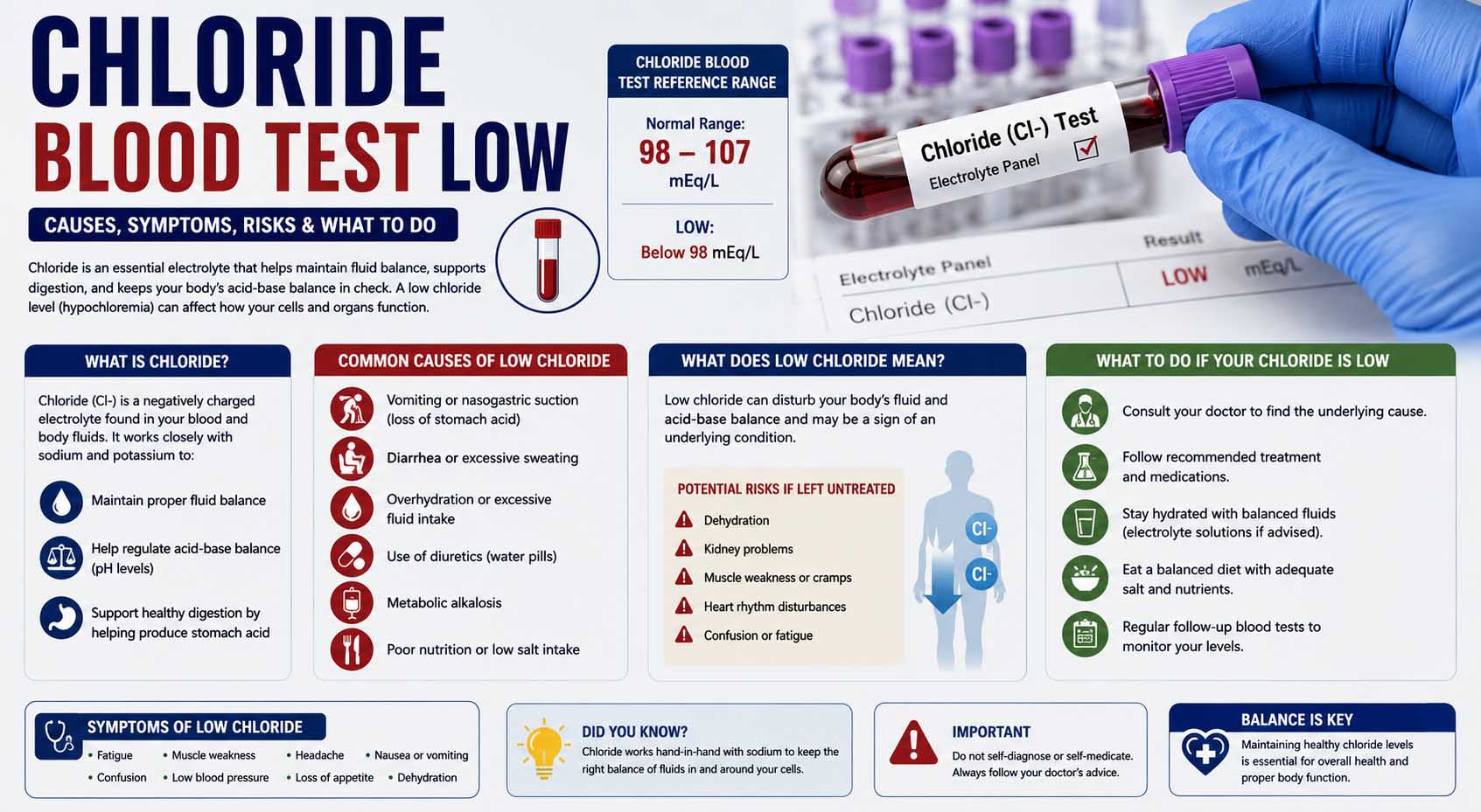 chloride blood test low