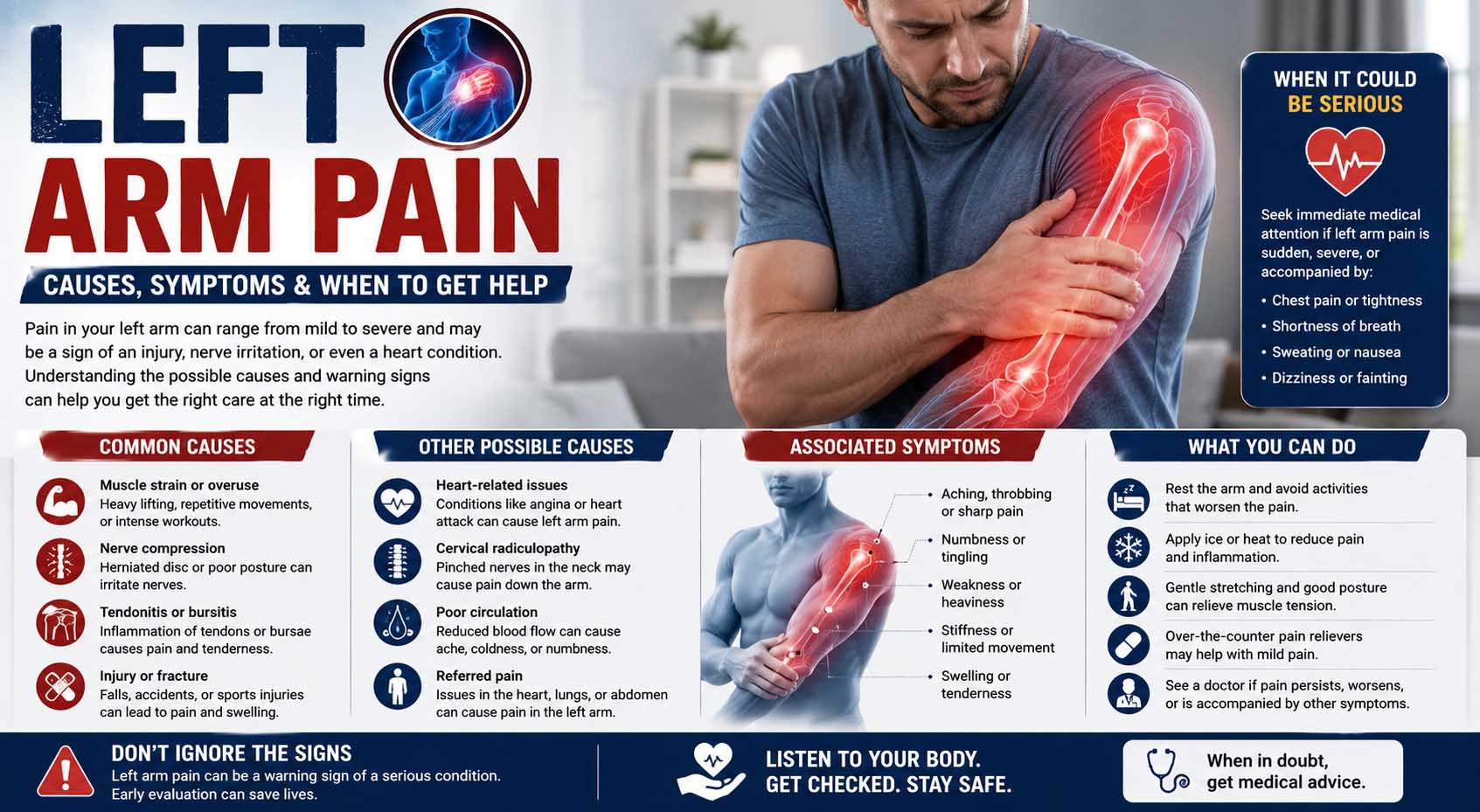 left arm pain