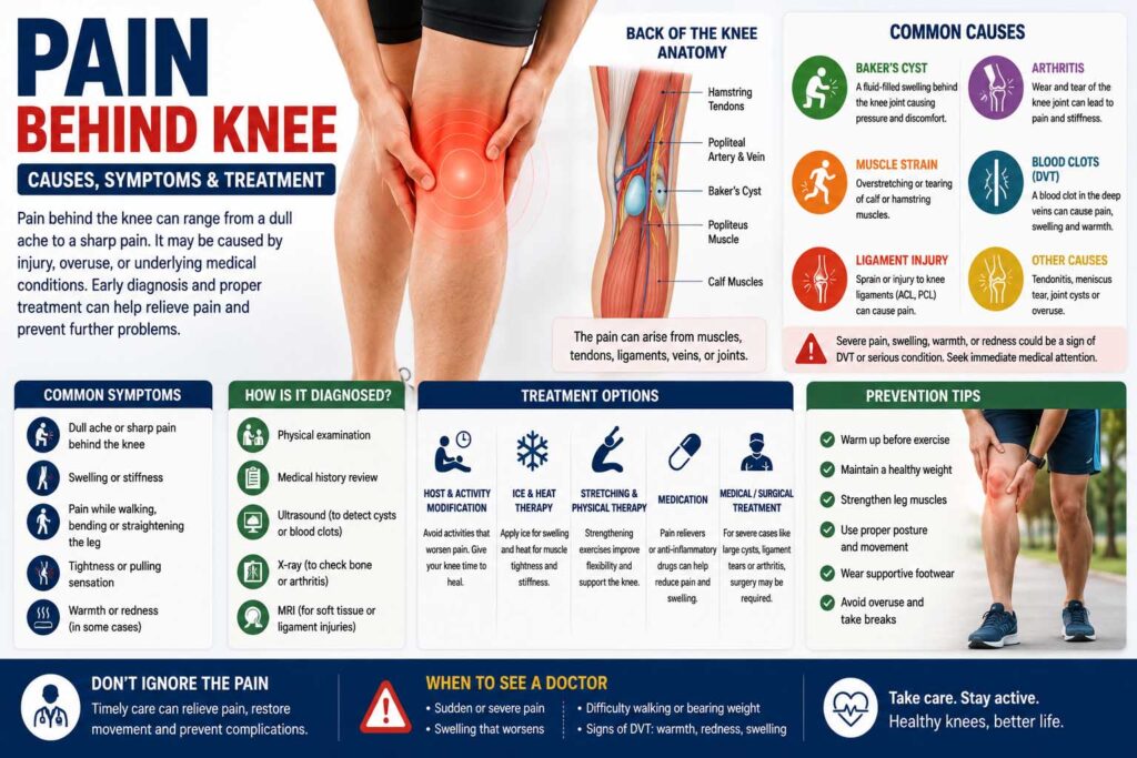 pain behind knee