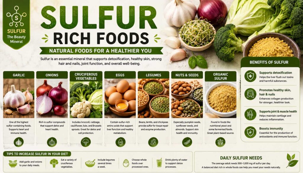 sulfur rich foods
