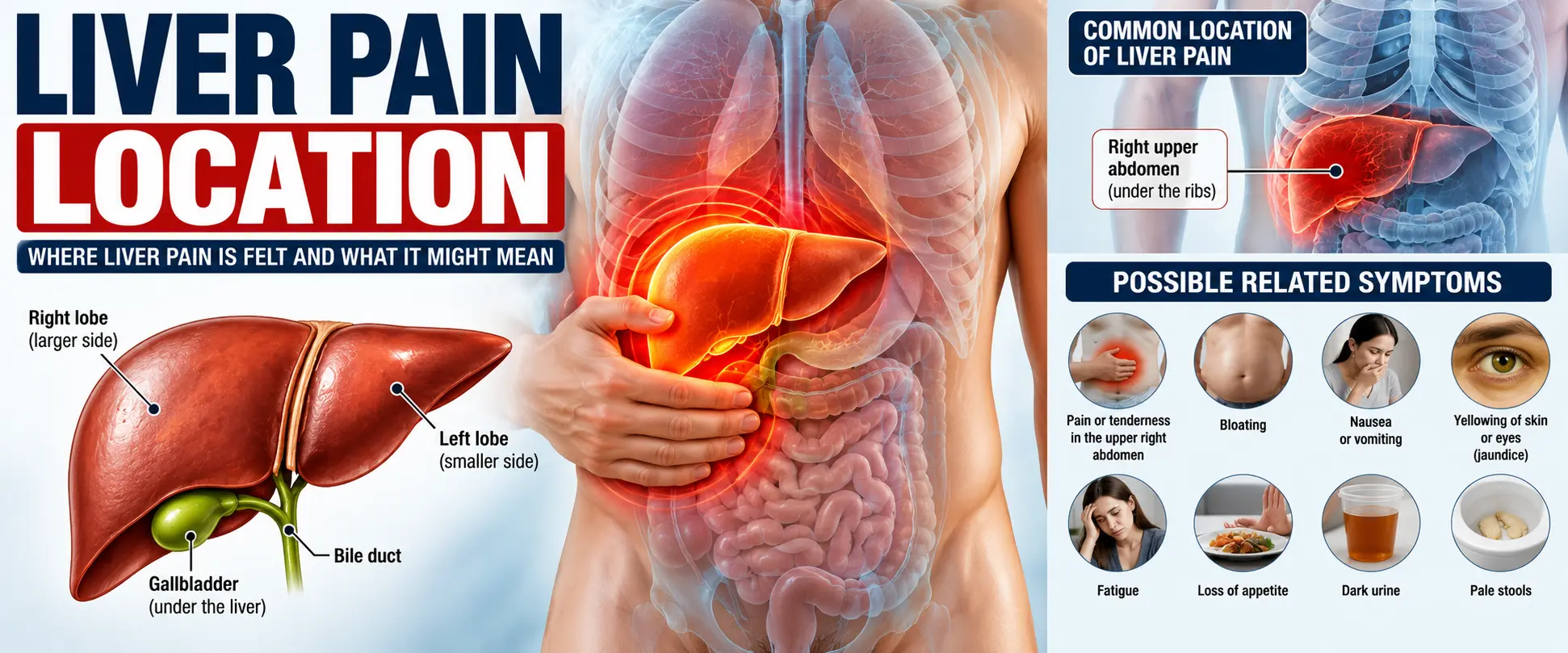 liver pain location