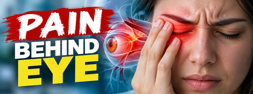 pain behind eye