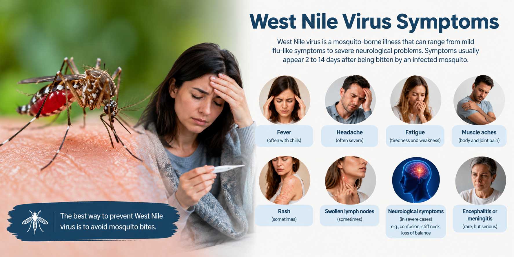west nile virus symptoms